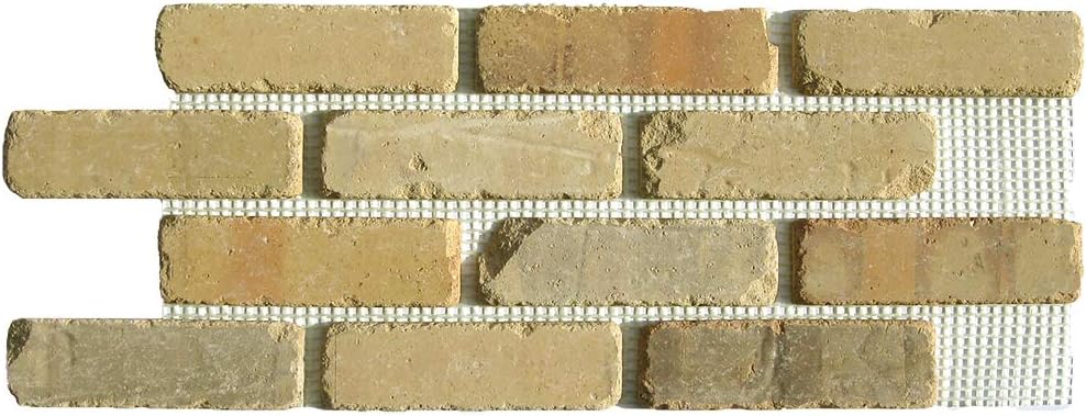 Brickwebb Thin Brick Sheets - Flats (Box of 5 Sheets) - Alamo Sunrise