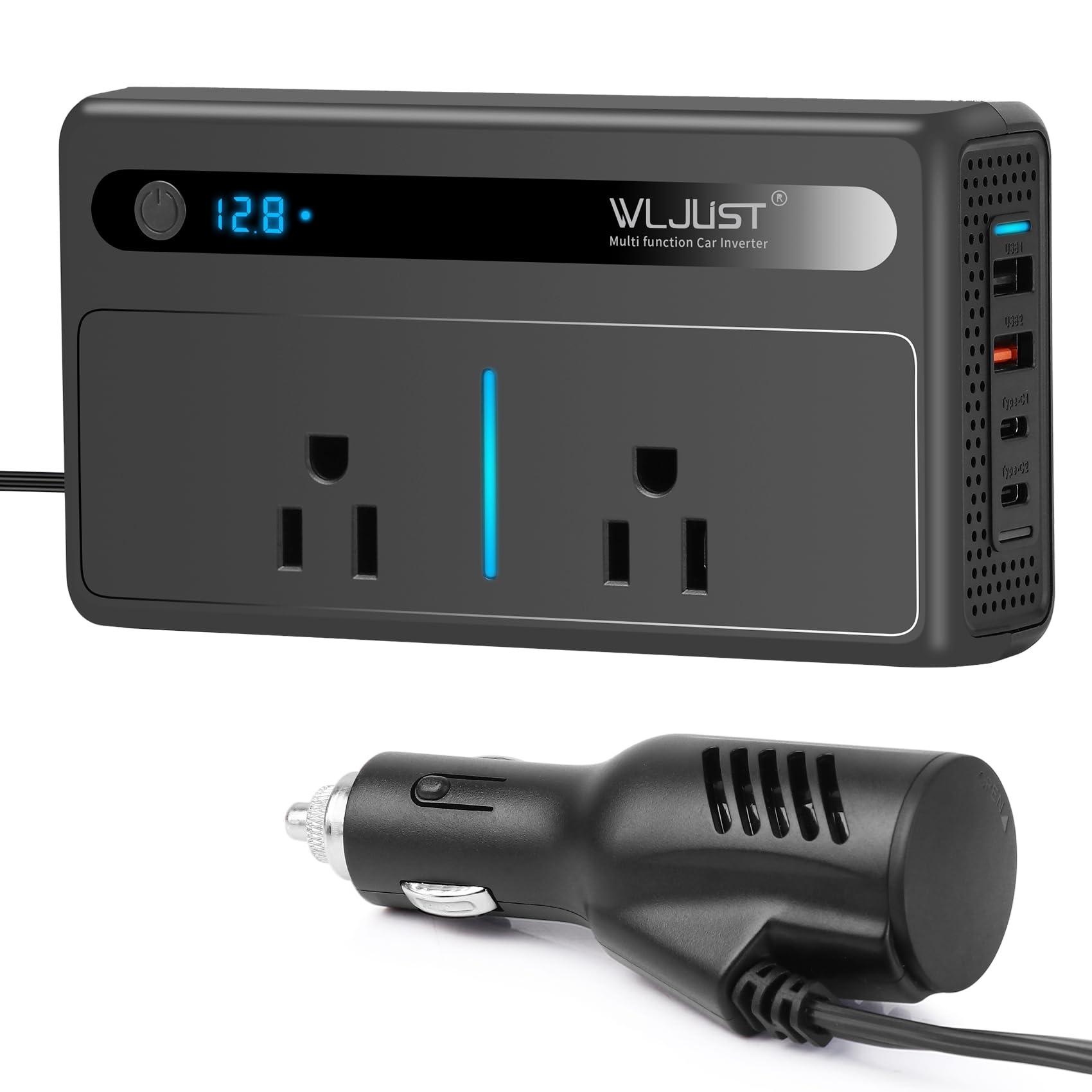 Amazon.co.jp: WL JUST カーインバーター 300W DC12V＆24V共用 AC100V