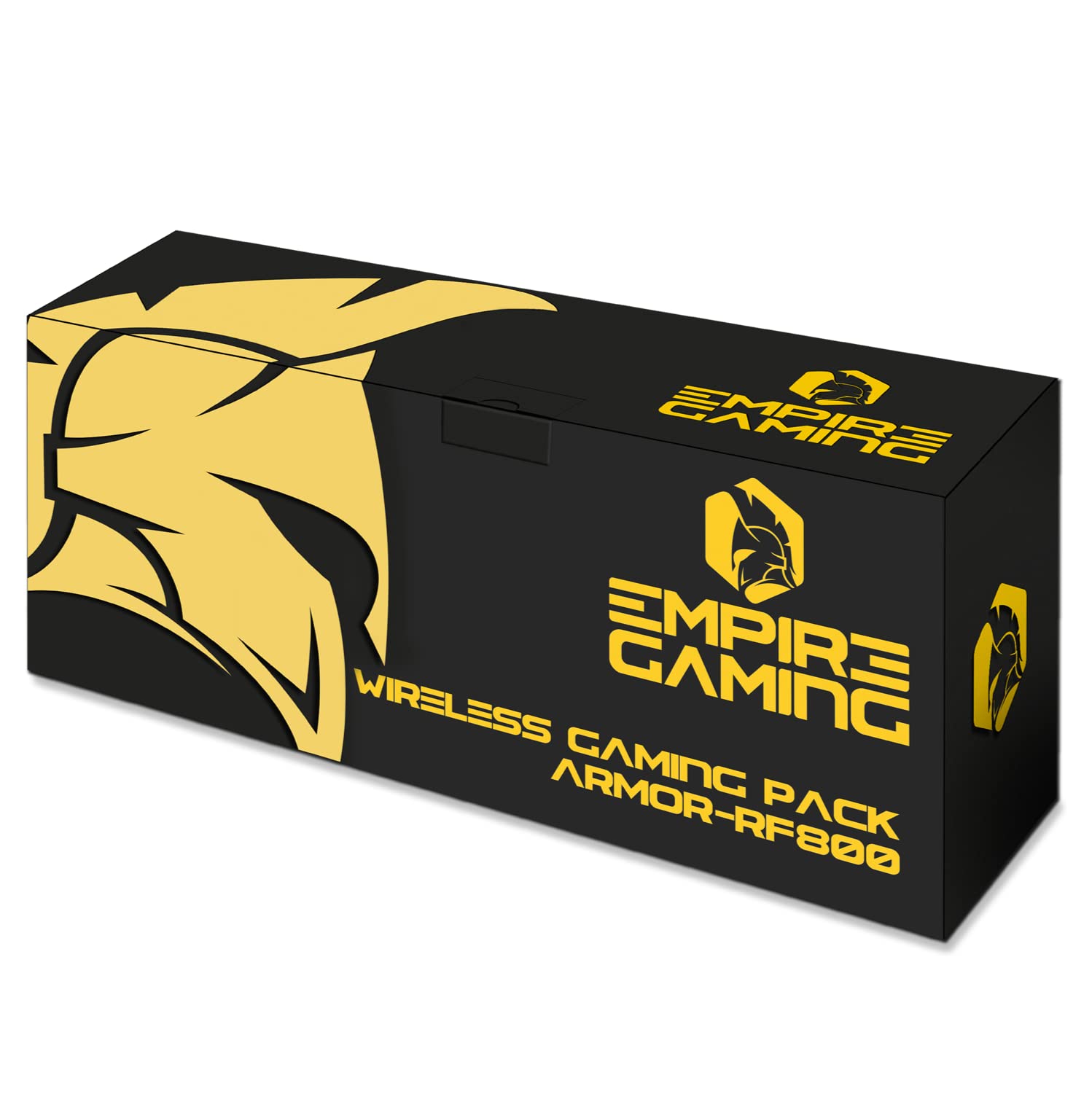 Empire Gaming - Armor RF800 Teclado y Ratón Para Gamers Recargable QWERTY (Layout Español) Con Mouse Pad - Bezprzewodowa klawiatura RGB 2,4 Ghz - mysz 4800 DPI - PC PS4 PS5 Xbox One / seria Mac -