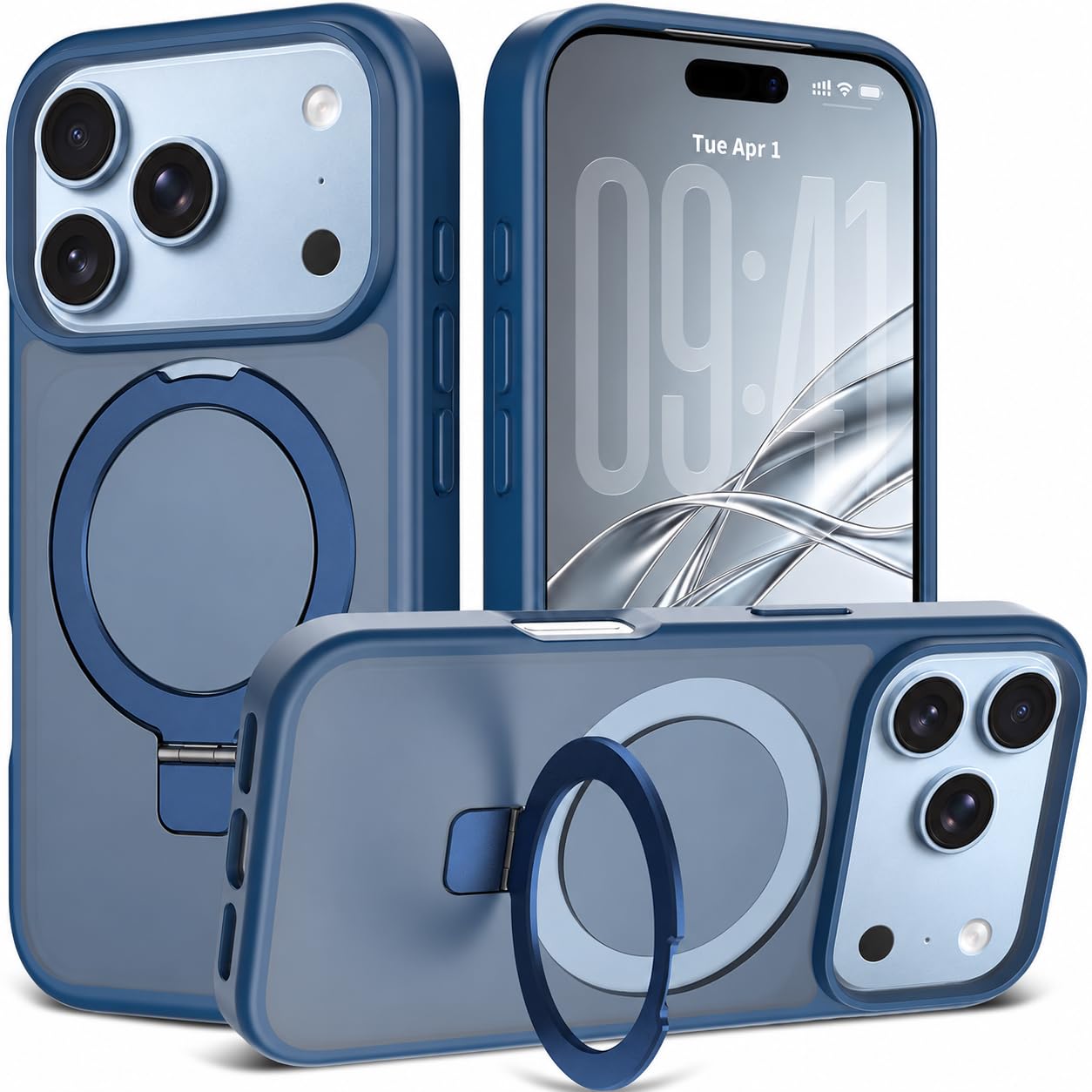 DIZORO iPhone 16 Plus Case with Magnetic Stand -7