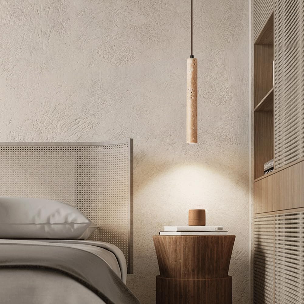 Lampade a sospensione lineari moderne in marmo, lampade a sospensione a LED a tubo lungo per isola cucina, 2 luci, mini lampadario a barra, lampada decorativa in legno, tavolo da pranzo, corridoio, c
