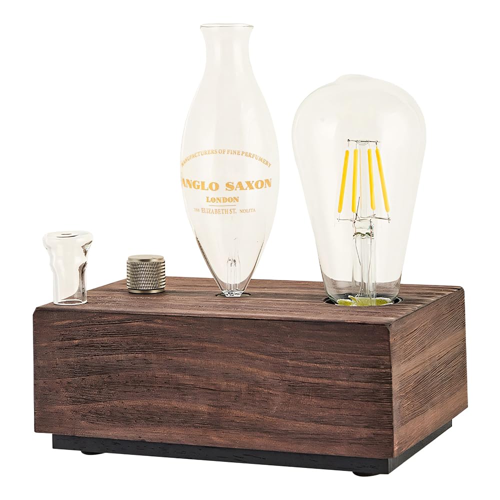 BAUSATZ Difusor de aceite esencial sin agua, difusor de aroma, difusor de aceite esencial, difusor de aromaterapia de madera maciza para hogar, spa, hotel, yoga y oficina