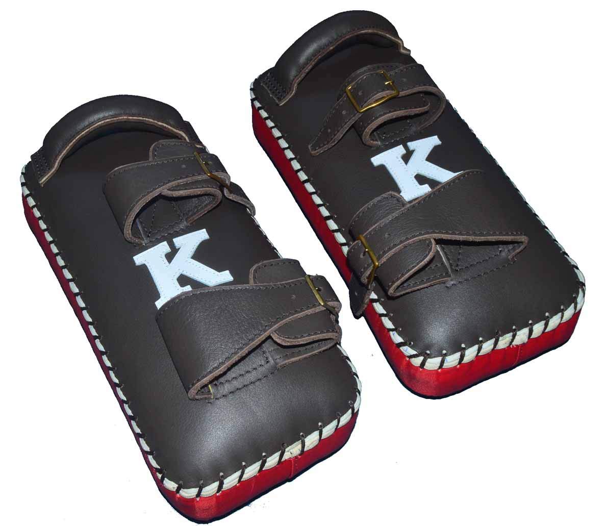 美品　K 本革製キックミット　大 Amazon | K 本革製キックミット 大 ブラウン 1ペア | K | キック