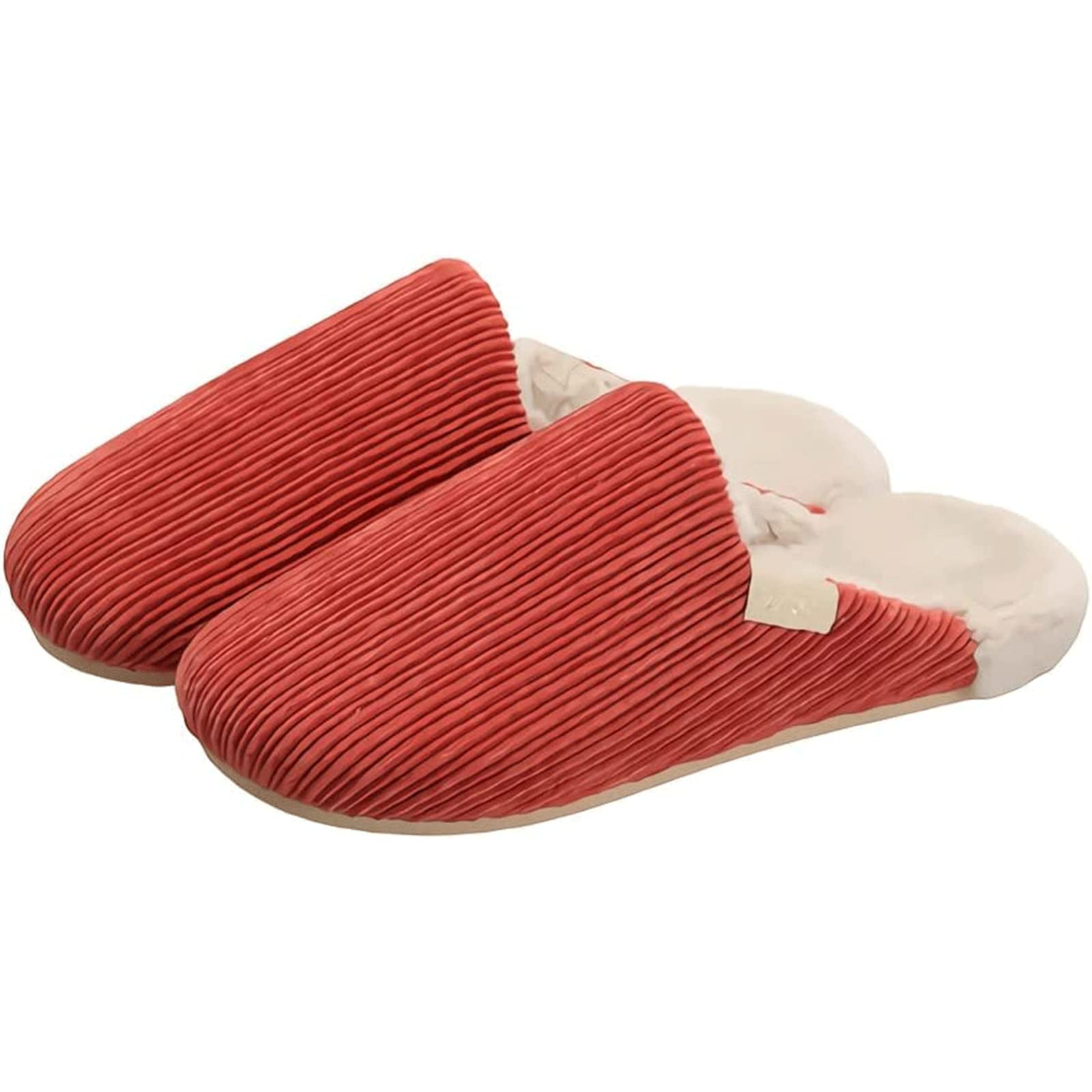 TIANYIA Zapatillas Zapatillas de casa de Invierno Antideslizantes de algodón de Felpa, Zapatos de Mujer cálidos de Fondo Suave, Zapatillas cómodas y esponjosas Zapatos de algodón
