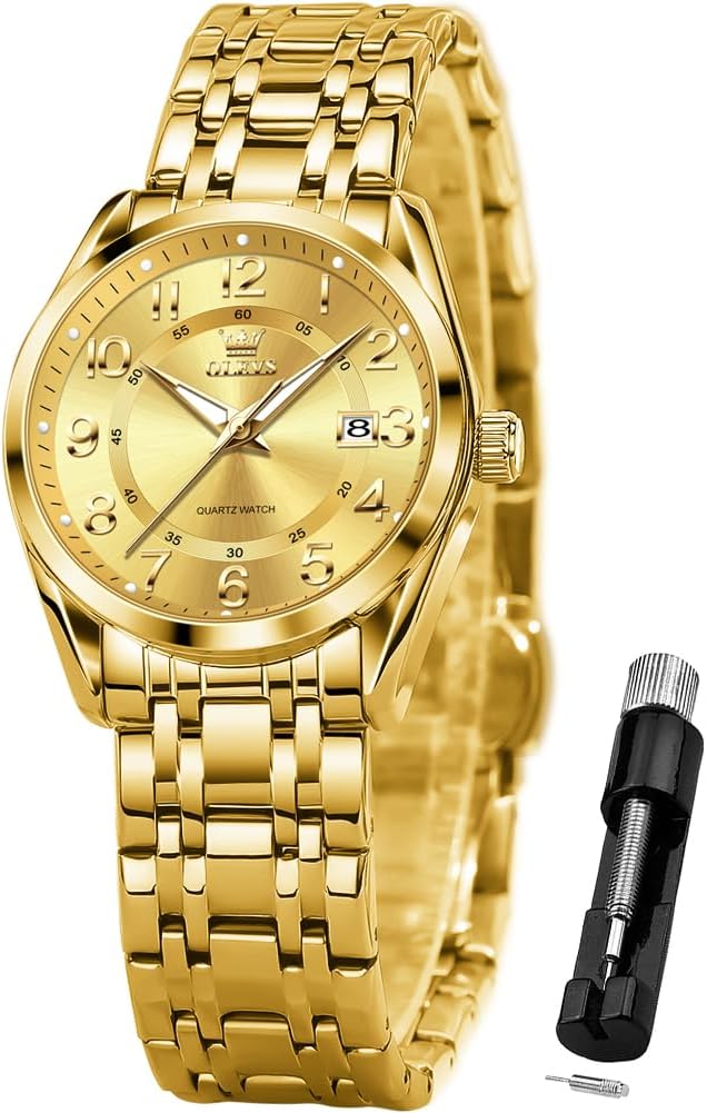OLEVS Womens Watches Classic Dress Quartz Female Wristwatch...