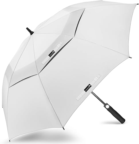 Miniatura 12 de ZOMAKE - Paraguas de golf a prueba de viento, extragrande, de gran tamaño, de doble dosel resistente para lluvia, juegos deportivos y carrito