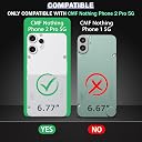 TheGiftKart Crystal Clear Back Cover Case for CMF by Nothing Phone 2 Pro 5G | Shock Proof 360° Protection | Hard Clear Back Cover Case for CMF by Nothing Phone 2 Pro 5G (PC & TPU, Transparent Bumper) gallery image