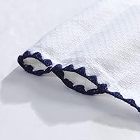 Vista 17 de Seville Farmhouse - Cortina de ducha moderna con estampado de rayas de poliéster, color amarillo, impermeable, cortina de baño, pequeña, 54 pulgadas