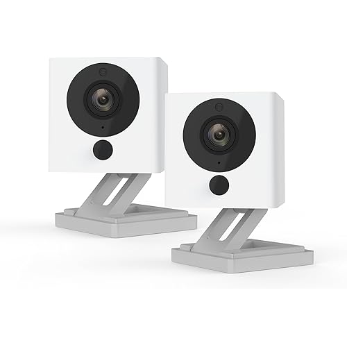 WYZECam V2 Pet Monitoring Camera Indoor Home Security Camera for Dogs & Cats Nursery Elderly Baby Monitor, Compatible with Alexa & Google Home IFTTT - 2 Pack