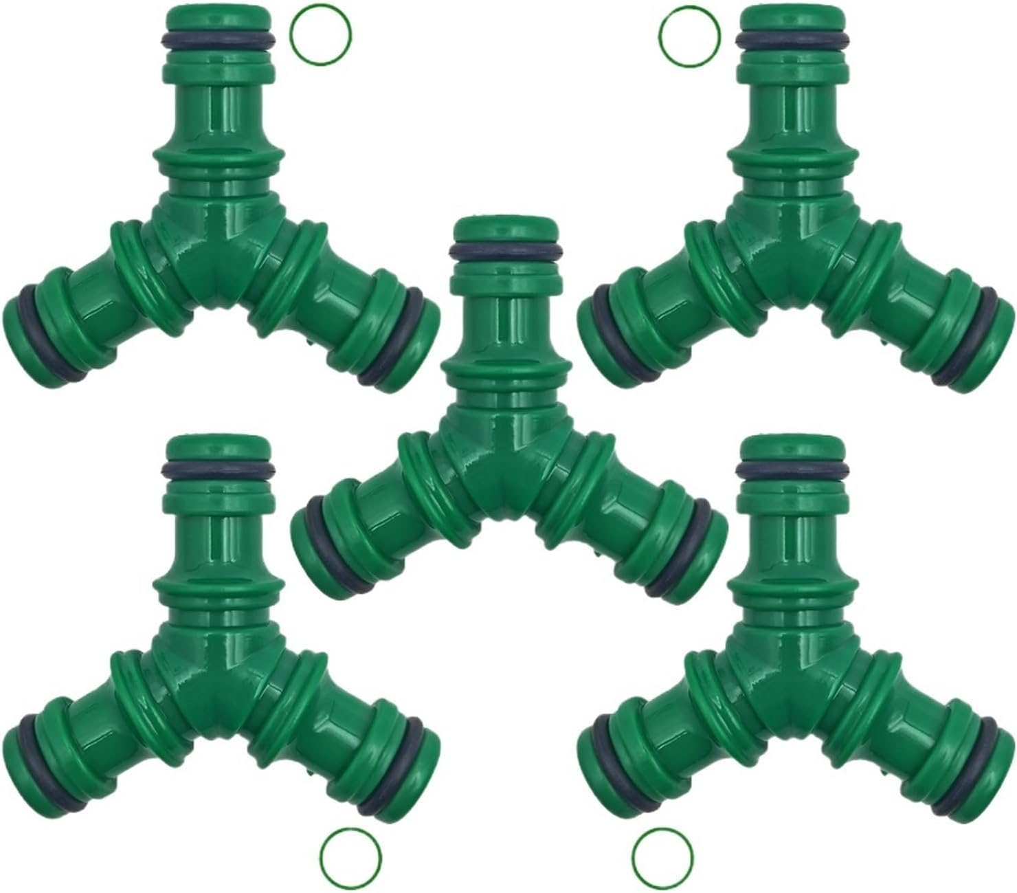Wkhphmbeq C-5Pcs 5Pcs 1/2" Garden Hose Connector Repair Coupling For Drip Irrigation System(C-5Pcs)