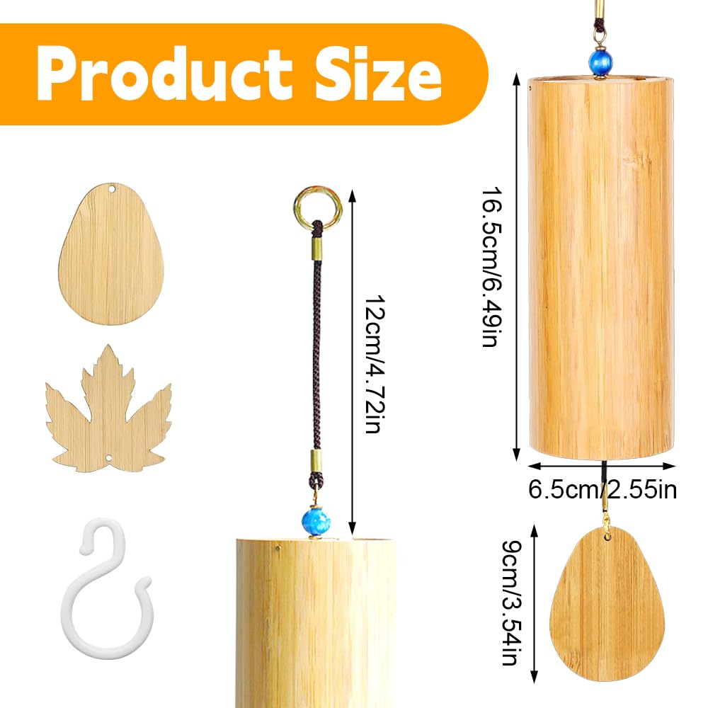 Campanelli Eolici In Bambù, Meditazione Chimes, Campanelle A Vento Giapponesi In Bambù, Scacciapensieri Yoga, Chime Bamboo per Esterni, Yoga, Gartendekoration, Le Emozioni Lenitive