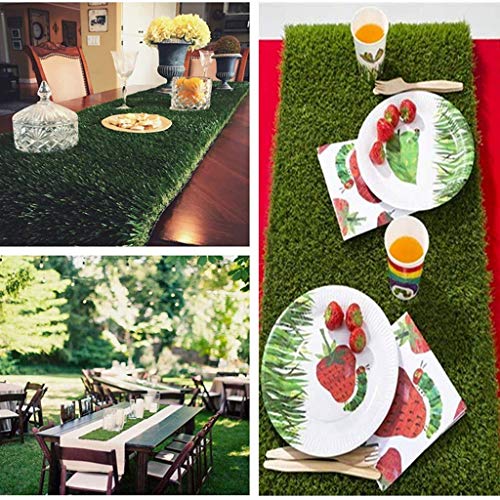 Gazon artificiel pour intérieur ou extérieur grand tapis vert pour terrasse