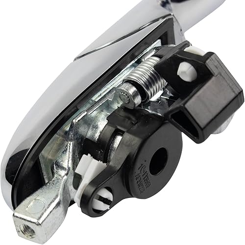 Miniatura 470 de TRQ Manija de puerta exterior delantera izquierda plateada para el lado del conductor compatible con Nissan 370Z 2009-2017