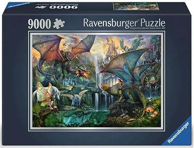 Ravensburger - Puzzle 9000 pièces - La forêt Magique des Dragons