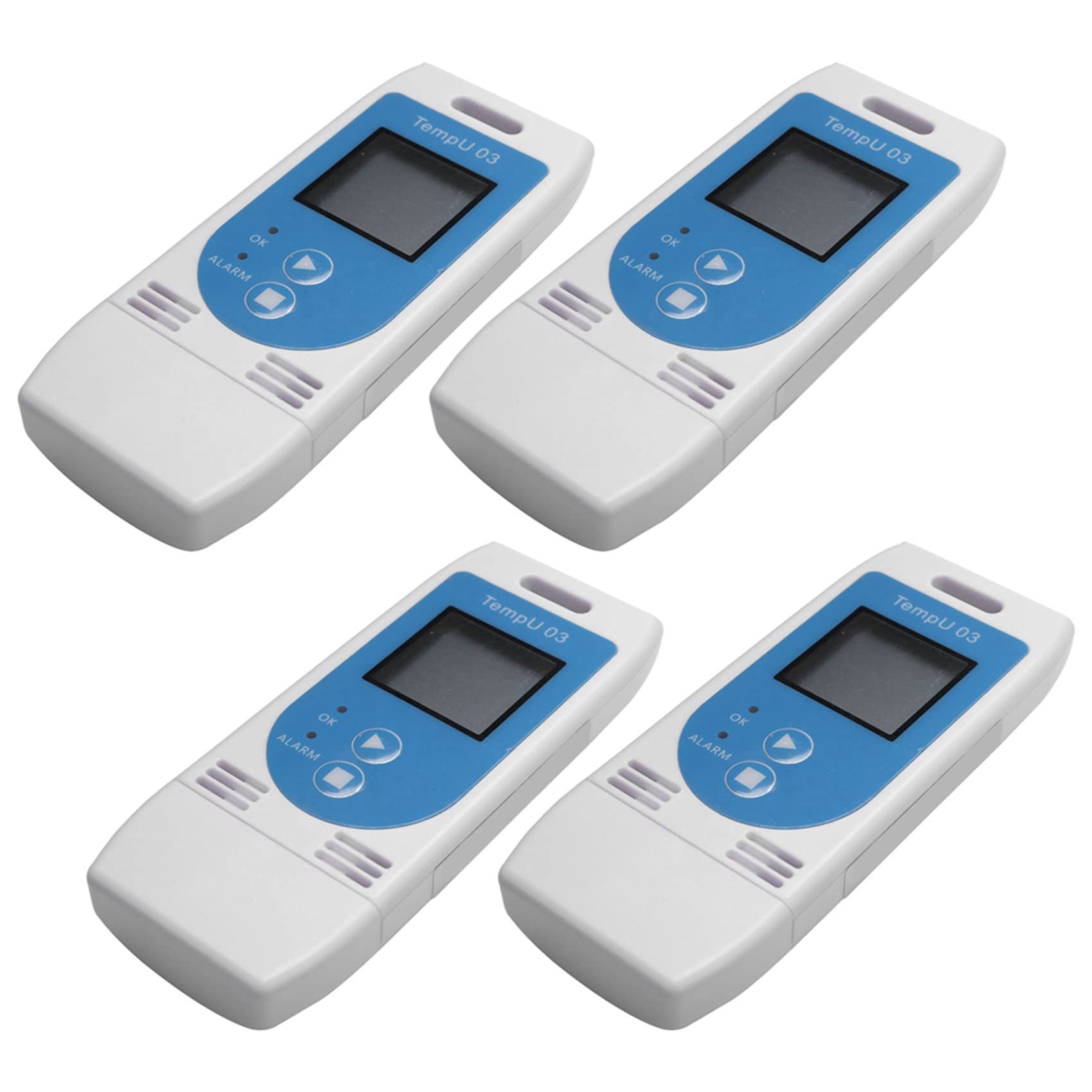 4X Registrador de Datos de Temperatura Y Humedad USB Registrador de Registro de Datos RH TEMP