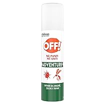 OFF! Adventure Spray Antizanzare, Repellente Zanzare, Zecche e Tafani, 1 Confezione da 100 ml