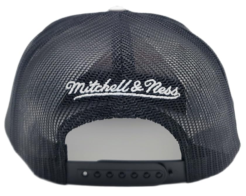 Casquette Boston Celtics de camionneur Mitchell & Ness snapback mesh noir roper - 6
