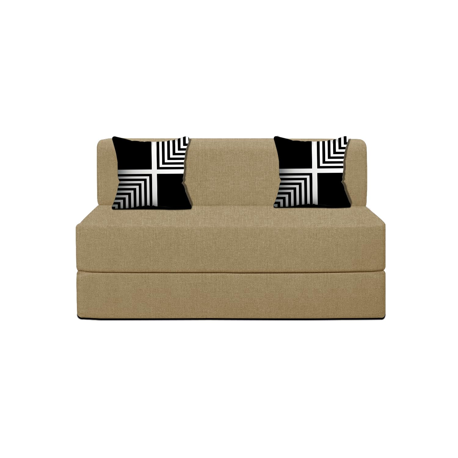 Home Decor Lounge Sofa 2 Seater, Sofa Bed 4X6 Feet, Folding Sofa Bed, Sofa Cum Beds for Living Room, Flipper 2 Seater Sofa with Cushion-Golden (B0DBVN4NQQ) Amazon Price History, Amazon Price Tracker