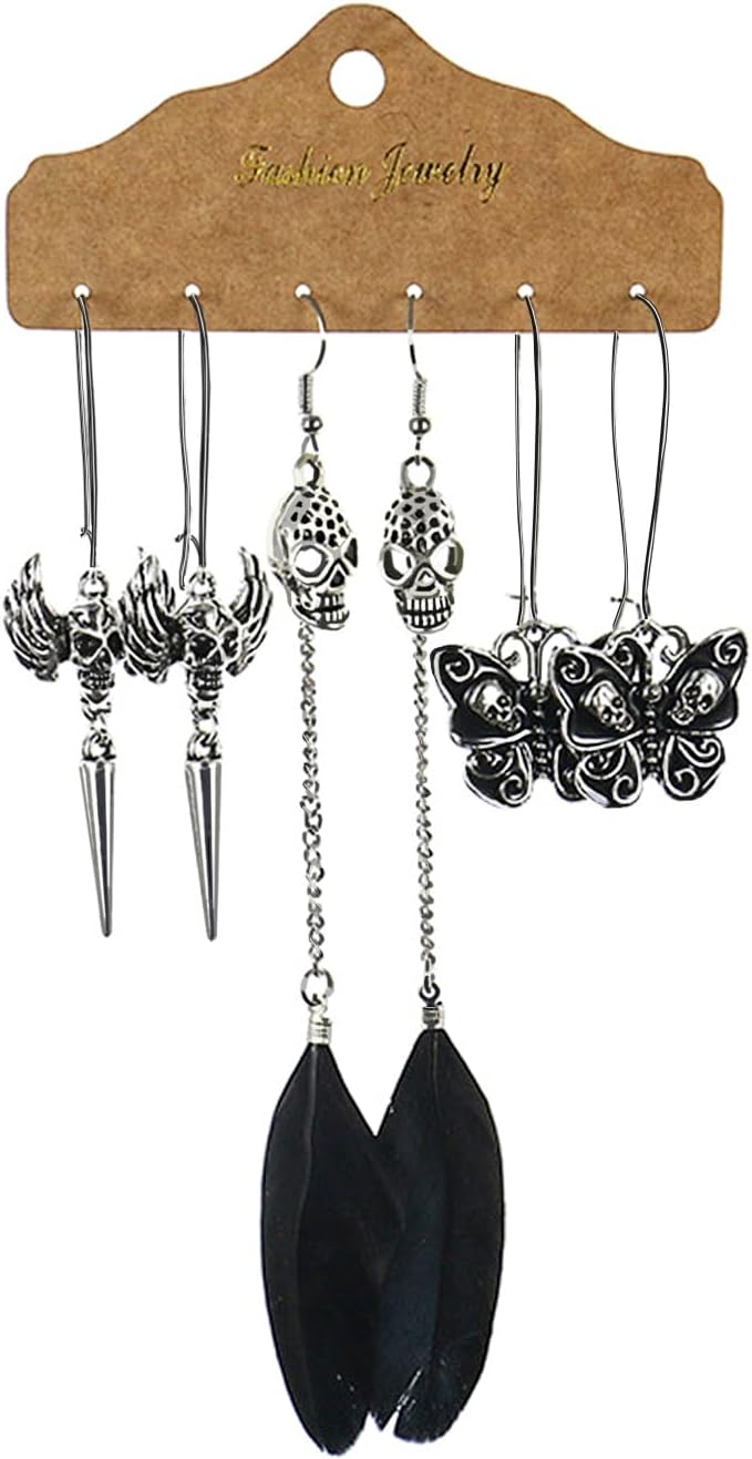 Halloween Earrings for Women Skull