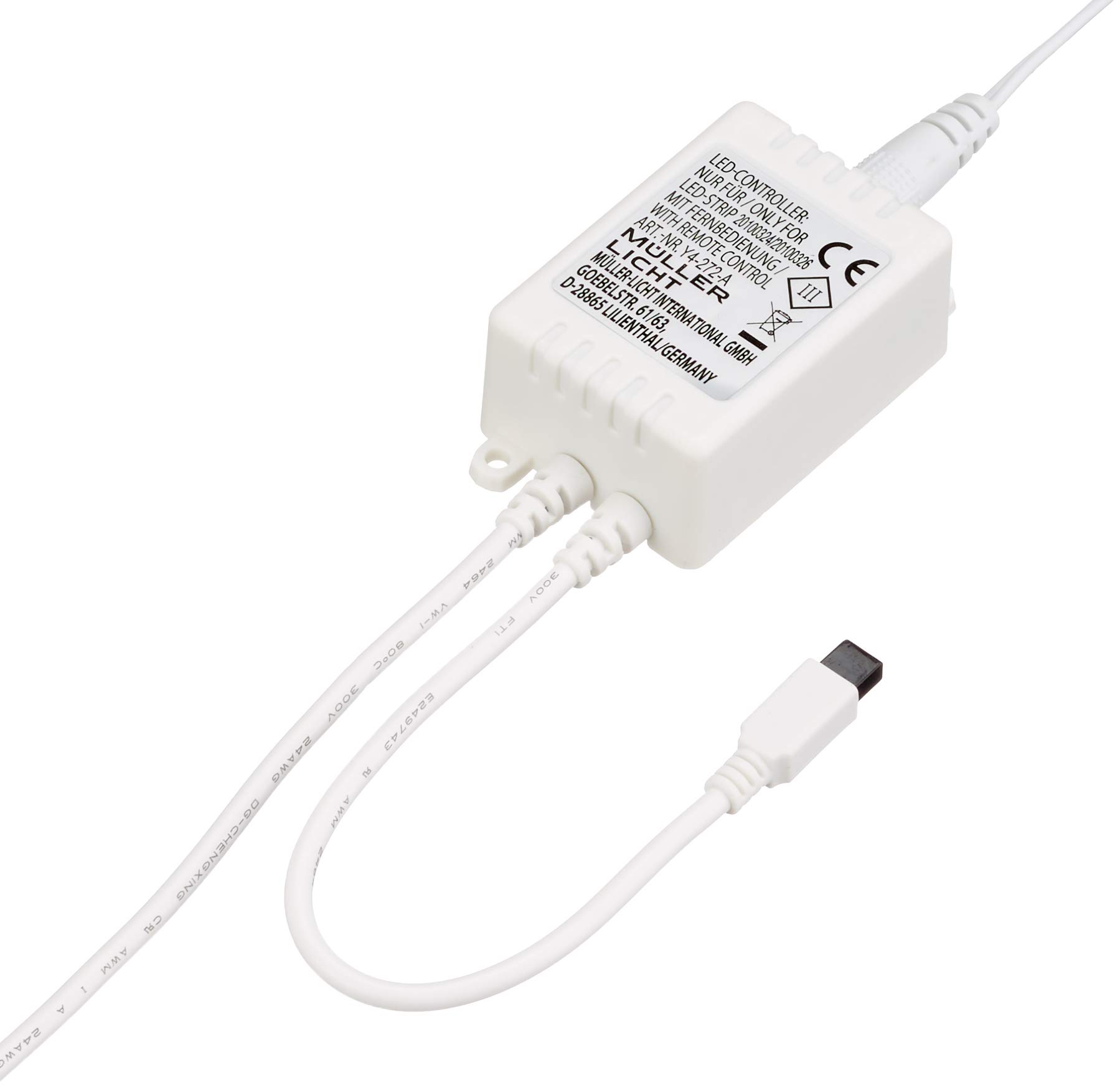 Mueller-Licht 20100323 taśma LED kompletny zestaw z wtyczką 230 V 5 m RGB