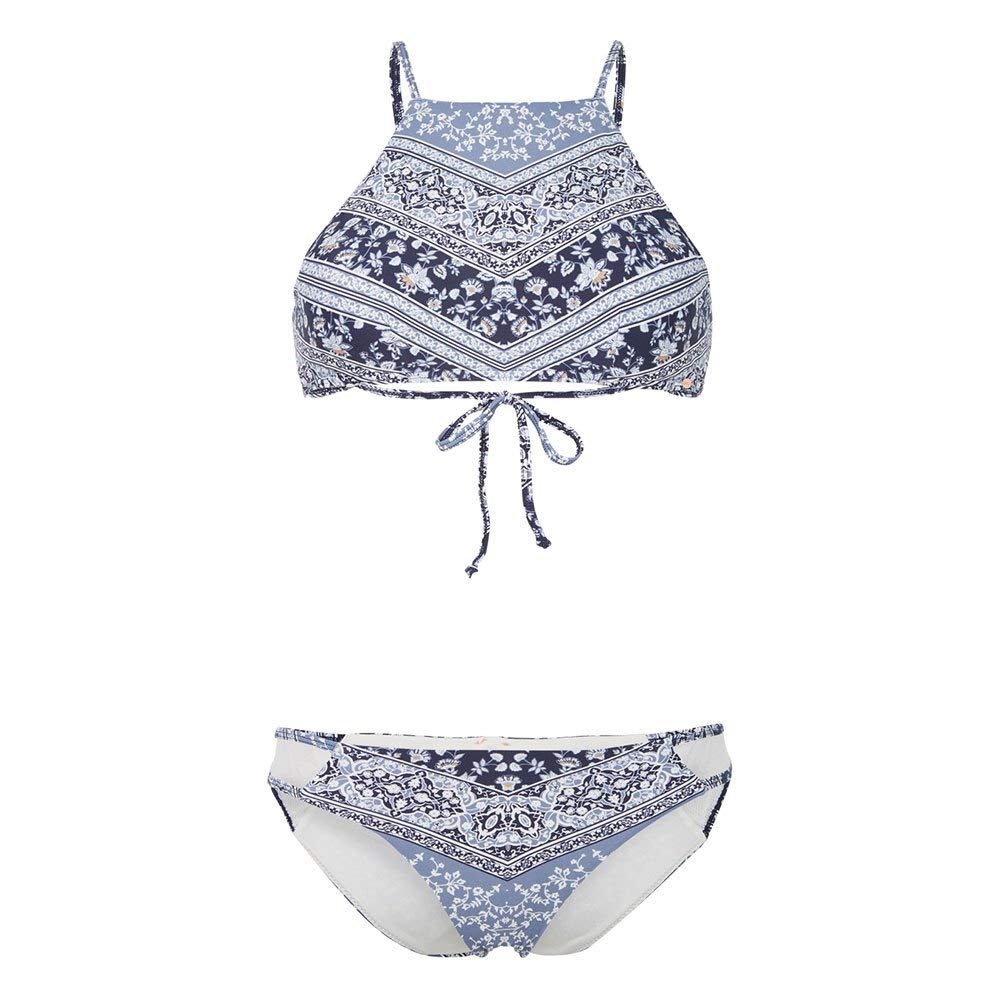 O'Neill Women's Pw Soara Koppa Bikini, Womens, 0A8310, Blue Aop W/Blue, 42