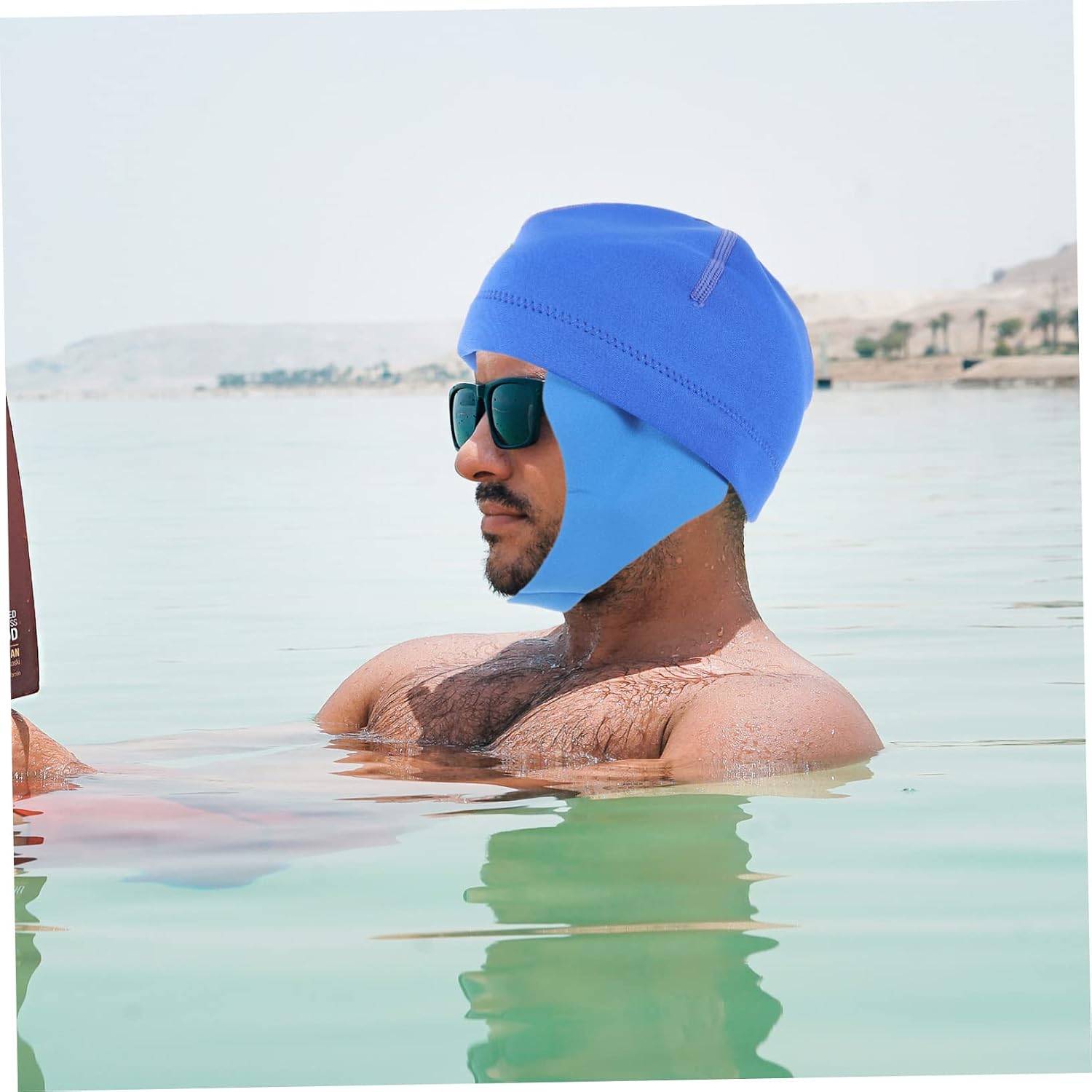 Diving Cap Lined Swim Men Straps Caps for Men Hats for Men Hat Men Snorkel Men Cap Chin Surf Hood Caps