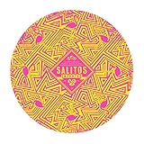  Salitos Roundie Strandtuch Strand Decke - 150cm Durchmesser Flamingo Pink