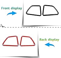 Vista 6 de Cubierta de marco de salida de aire de plástico ABS para salpicadero de automóvil, accesorios para BMW X5 X6 E70 E71 2008-2013, conducción a la Negro