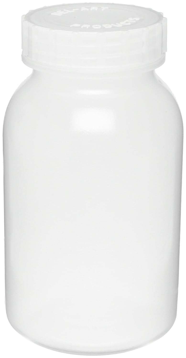 SP Bel-Art Wide-Mouth 4 L (1 gal) Polypropylene Mason Jars (Pack of 2) (F10916-0000)