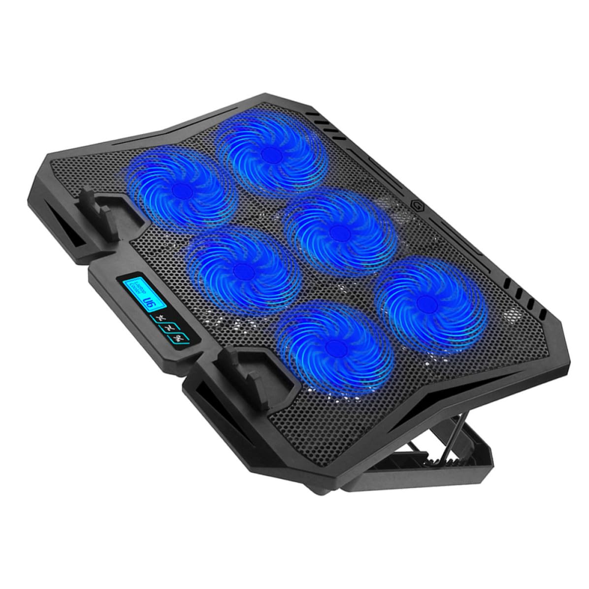 KALLORY Base Refrigeradora para Portátil de 15.6 Pulgadas Ventiladores Silenciosos y Diseño en Abs Adecuado para Celebracion Verano y Uso Prolongado en Laptops y PC