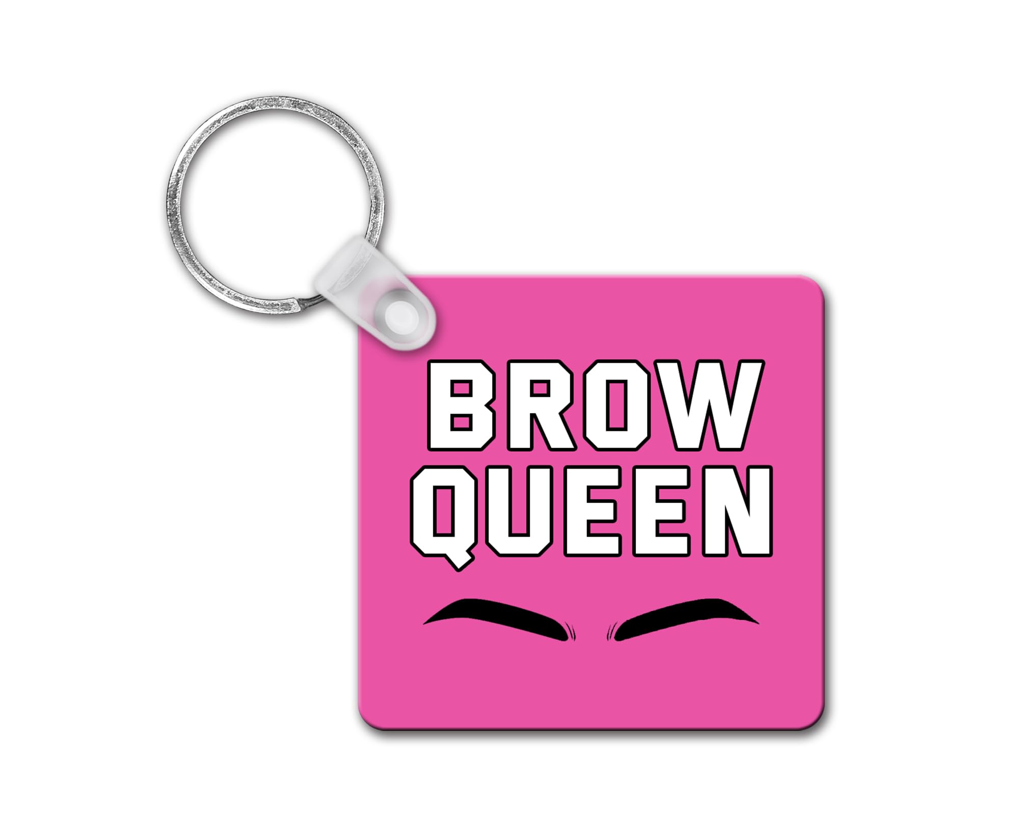 Rib ticklerz - Funny keyring Brow Queen Brow Technician Brow Tech Gift Brow Boss Birthday Present Makeup Artist Gift Eyebrows Novelty Present Beauty Salon - SKR248