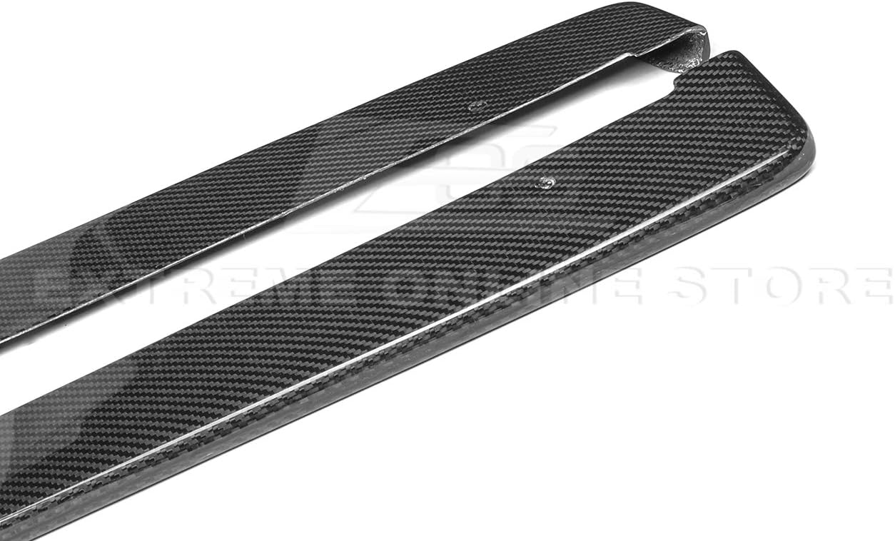 Replacement For 2013-Present Lexus GS-Series JDM Lexon Style CARBON FIBER Side Skirts Rocker Panel Extension