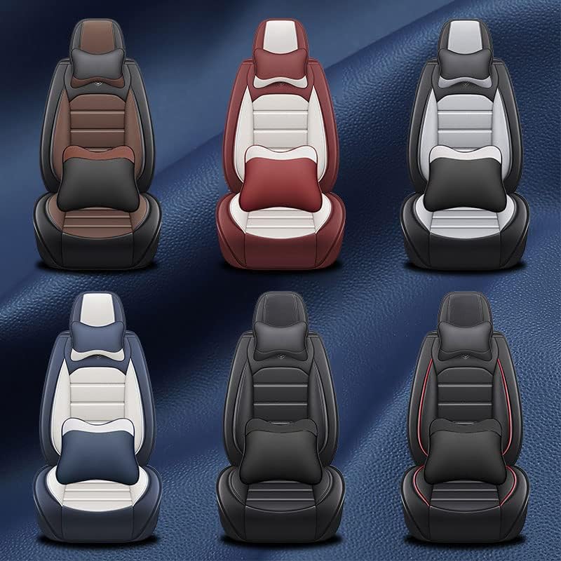 Miniatura 7 de JOJ Fundas de asiento de automóvil para BMW 650 2006-2018, fundas de asiento de automóvil de 2 asientos, antideslizantes, impermeables,