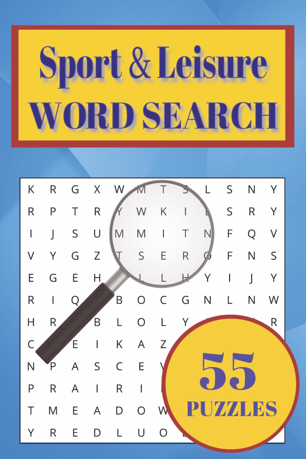 Sport and Leisure Word Search: 55 Puzzles