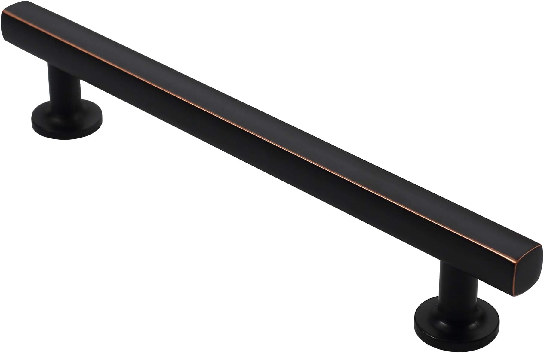 Alzassbg10 Pack Oil Rubbed Bronze Cabinet Pulls, 6 Inch(152mm) Hole Centers Cabinet Handles Kitchen Hardware Straight Bar Handle Pull for Cabinet and Drawer AL3084ORB