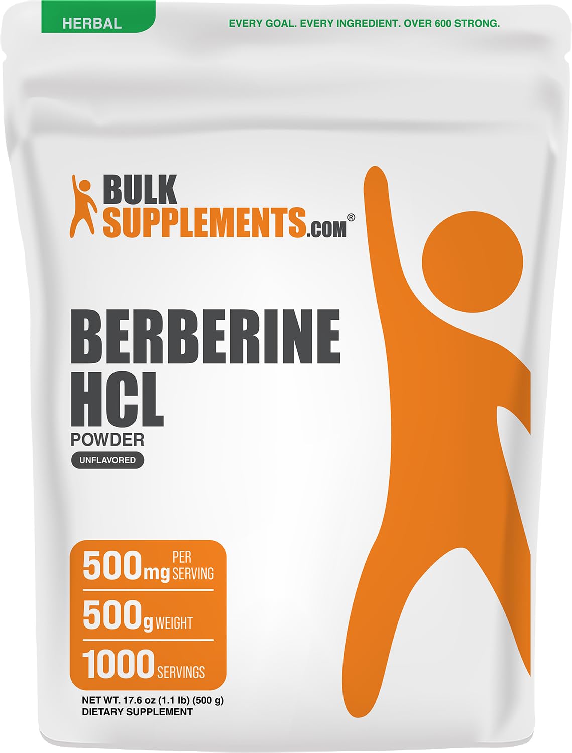 BulkSupplements.com Berberine HCl Powder - Berberine 500mg - Herbal Supplement - Fasting Supplement - Berberine Supplement - Digestive Enzymes (50 Grams - 1.8 oz) — Amazon image 6