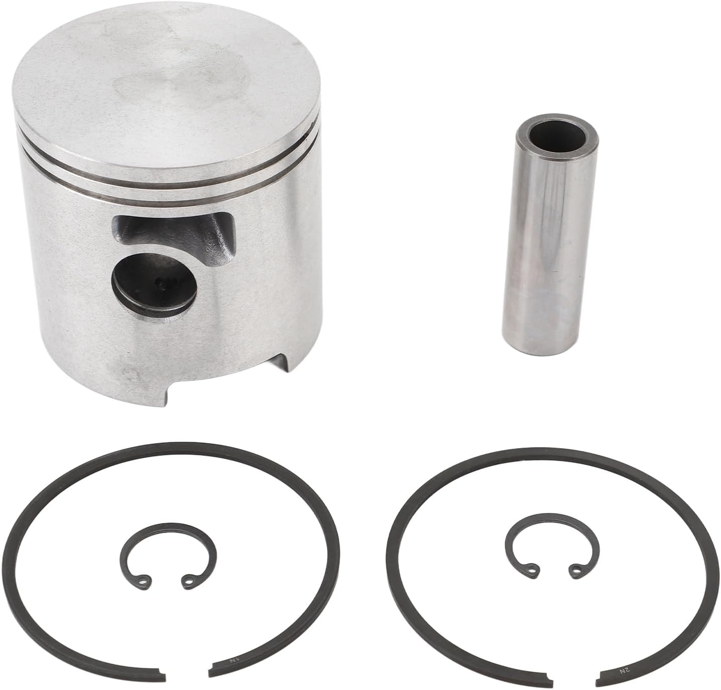 Powerful Outboard Piston Kit with Piston Boat Motor Piston Assy Pin Clips Set for Outboard 15‑25 - Powersports Piston Rings
