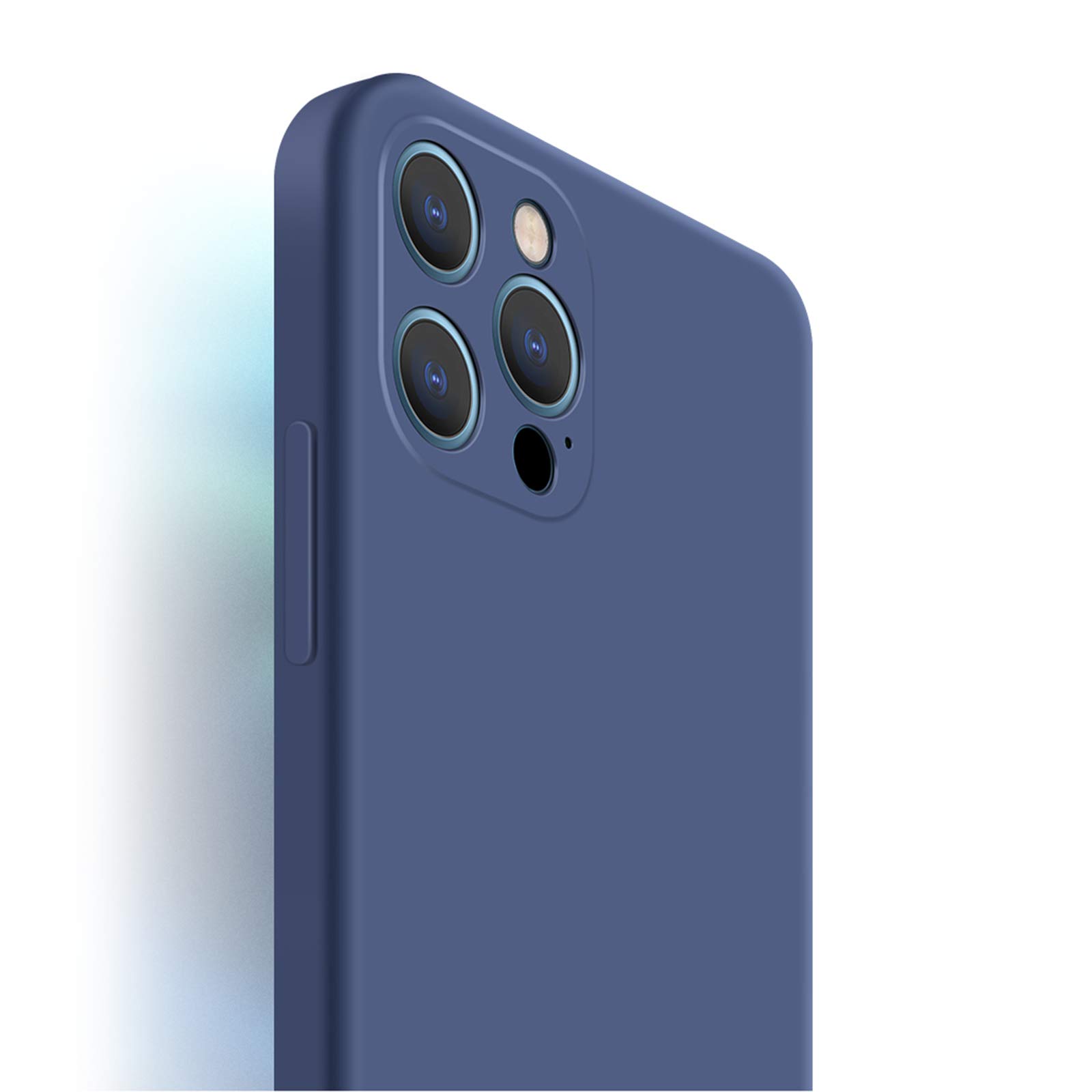 Płynne silikonowe etui kompatybilne z iPhone 12/12Pro 6,1 cala, ultracienkie miękkie żelowe gumowe całe ciało odporne na wstrząsy etui na telefon, 12
