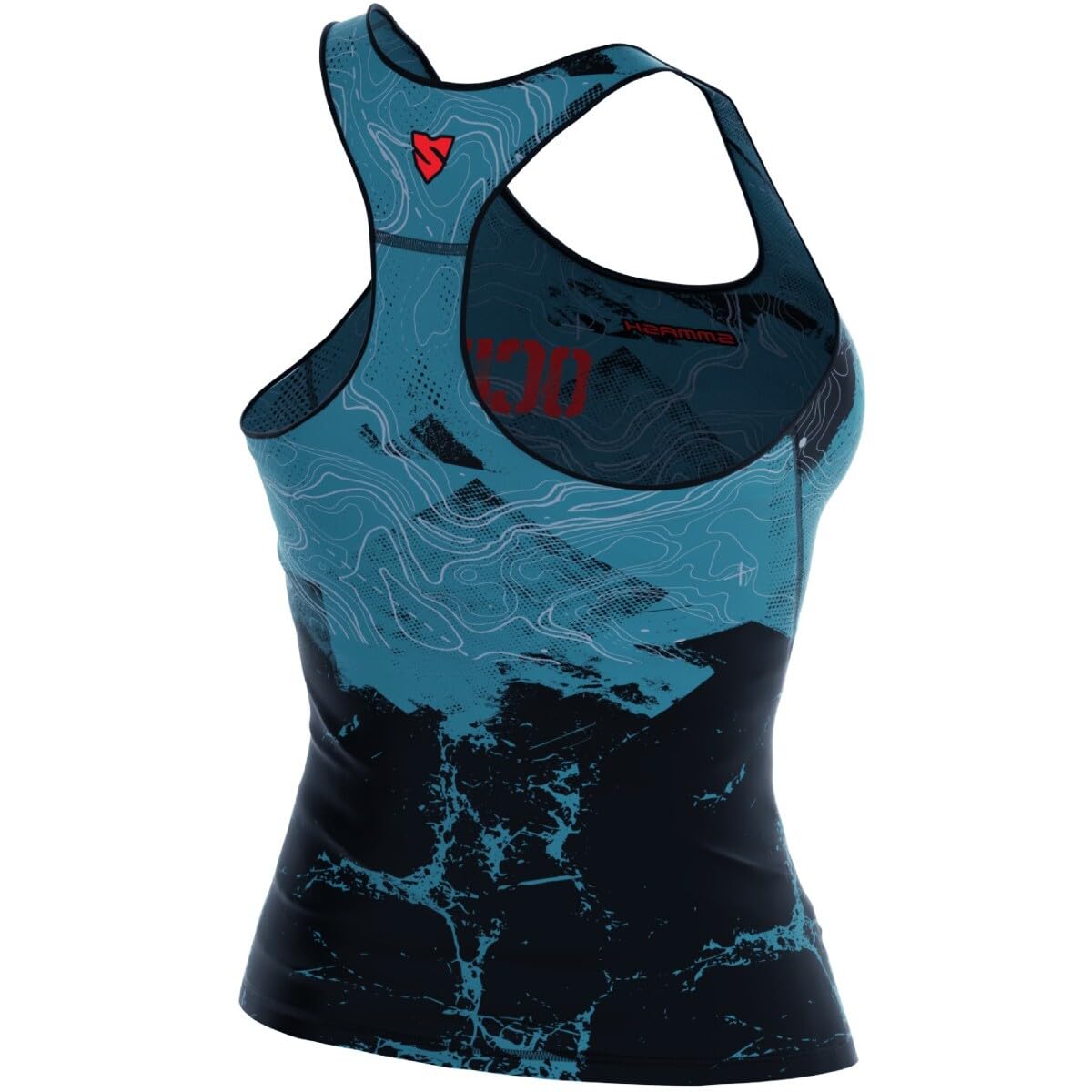 SMMASH Tank-Top für Damen, Top Ärmellos für Sport Outdoor OCR Cross-Training Fitness Yoga Gym, Atmungsaktives Funktionsshirt, Sporttop, Sportshirt, Professionelle Sportbekleidung - 4