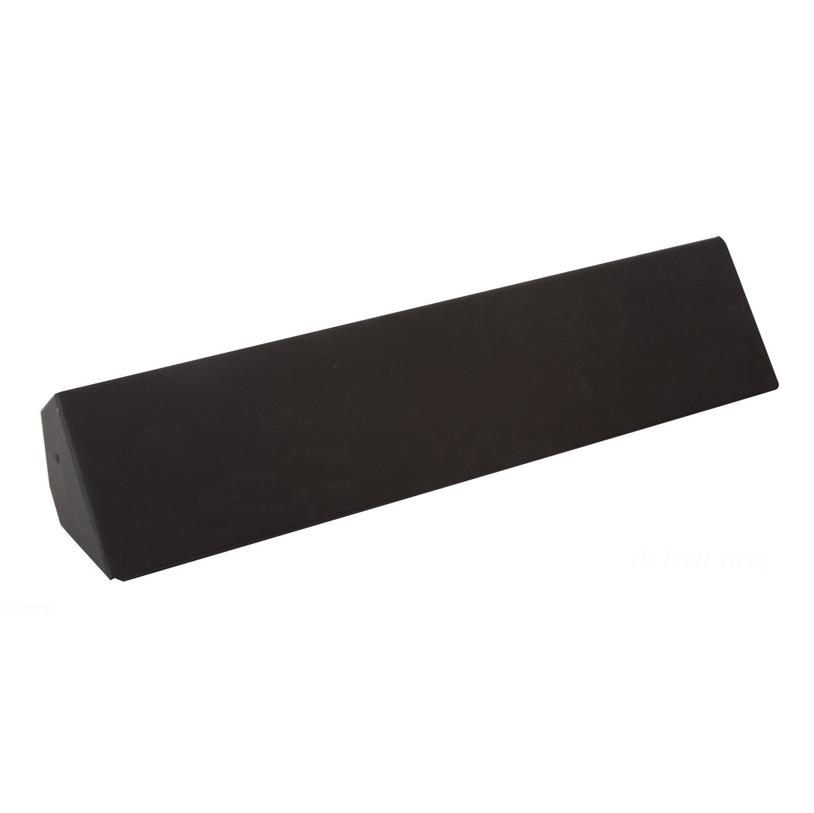 Debrett Fires Coal/Black 16" (40Cm) Smoke Hood Canopy For Open Log Fire In Matt