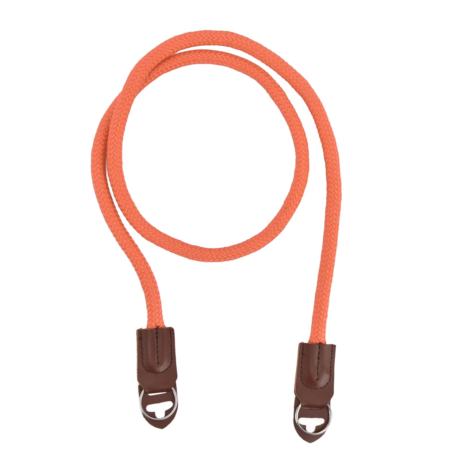 BORDSTRACT Camera Neck Strap, High Strength Rope Nylon Wire, 110Cm 43.3Inch Orange,Suitable for Various Digital Slr Cameras