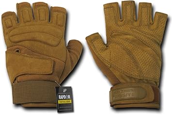 RAPDOM Tactical Lightweight Half Finger Gloves