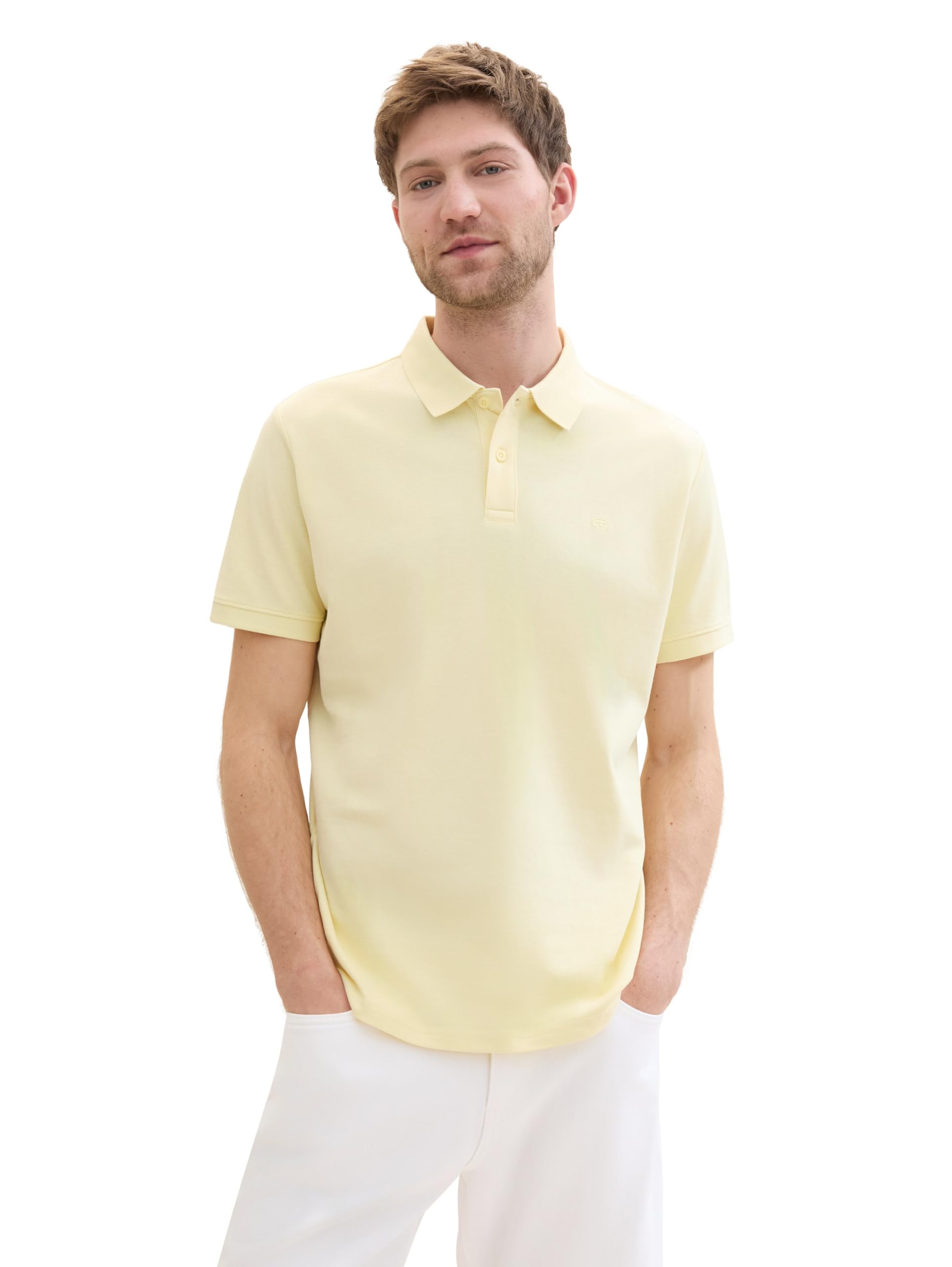 TOM TAILOR Herren Basic Piqué Poloshirt