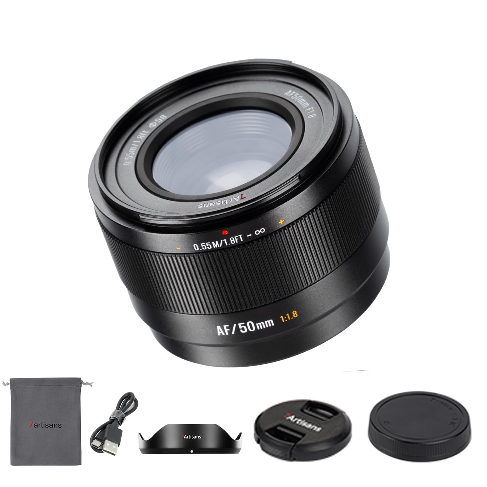 Amazon.co.jp: 7Artisans AF 50mm F1.8カメラ レンズ Xマウント APS-C