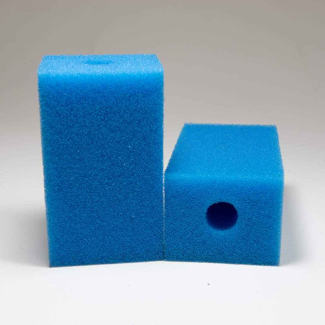 Poret2x Aquarium Sponge Foam Replacement for Aquael Pat Mini Filter Shrimp Fish (PPI 45 Blue)