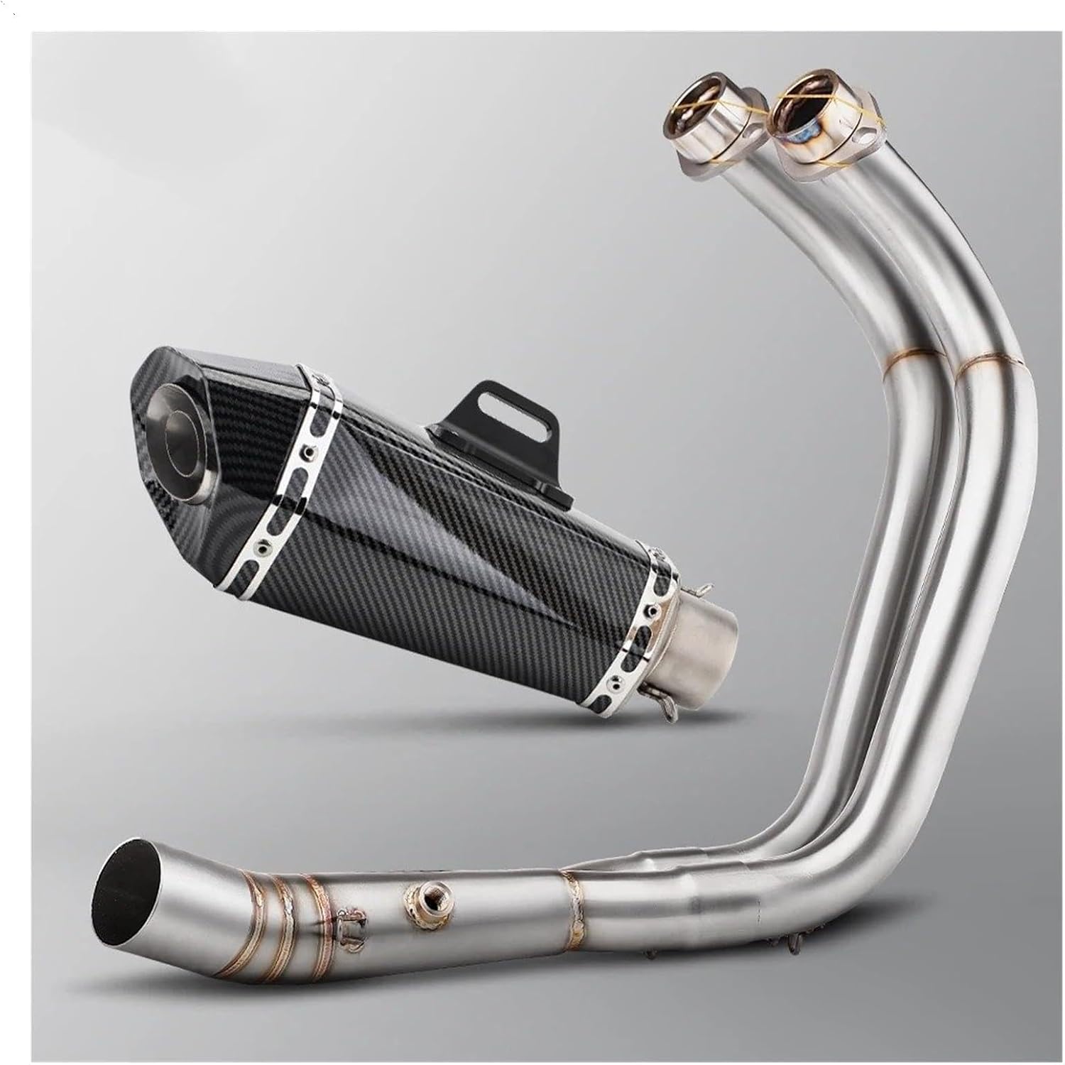Compatible with Motorcycle Pipe for MT07 for XSR700 FZ07 Tracer 7 R7 2014-2025 Full System Modify Front with DB Killer Escape