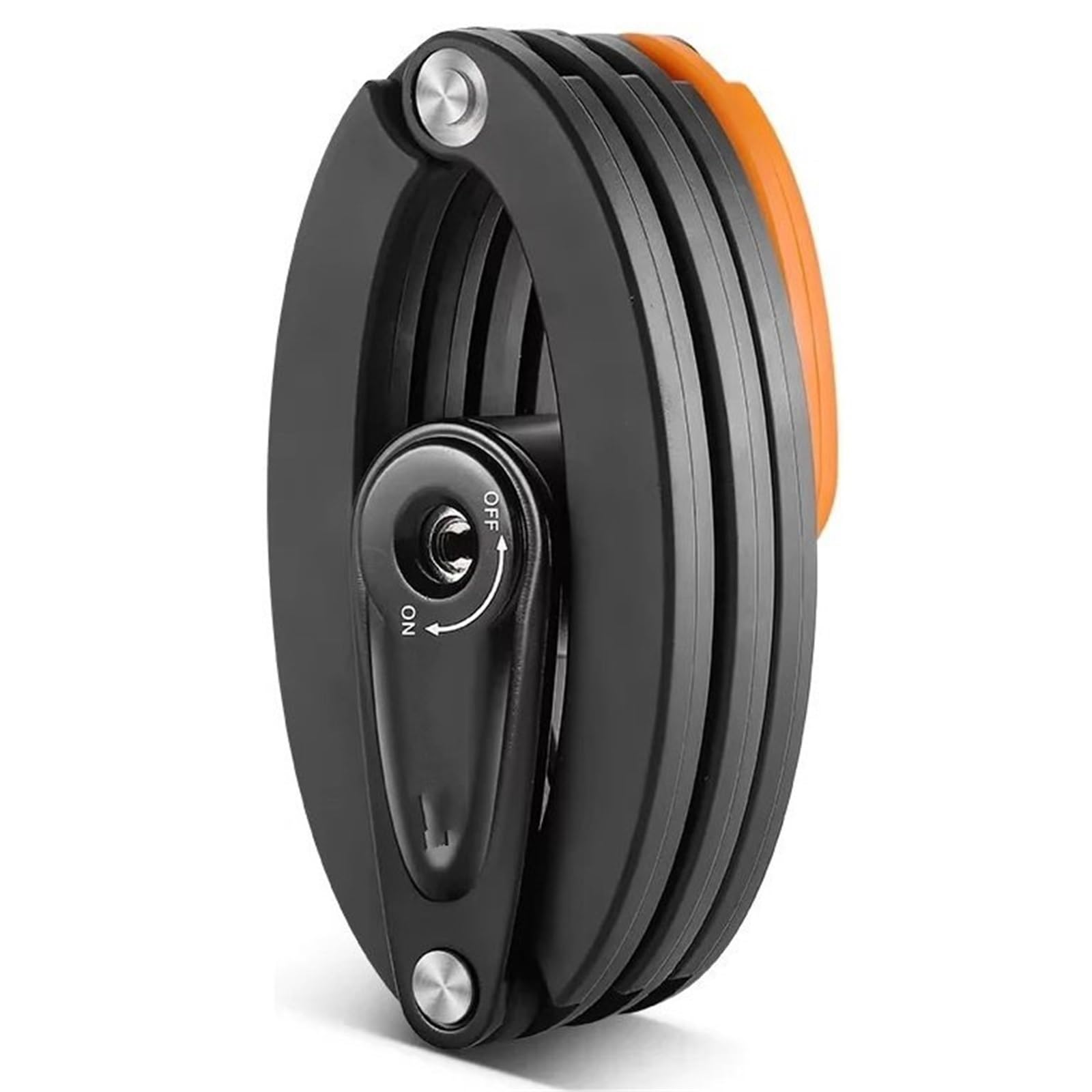 Hdrtcbu 85Cm Orange Chain Lock Foldable Lock Portable Anti-Theft Security Folding Padlock For Mtb Accessories Motorbike Lock(85Cm Orange)