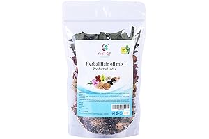 Herbal Hair Oil Mix: Ayurvedic 18 Essential Raw Herbs for Dazzling Locks