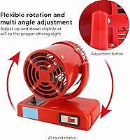 Vista 3 de Descongelador y desempañador portátil para parabrisas de coche - Ventilador de enfriamiento de 1200 W de doble modo con desempañado instantáneo