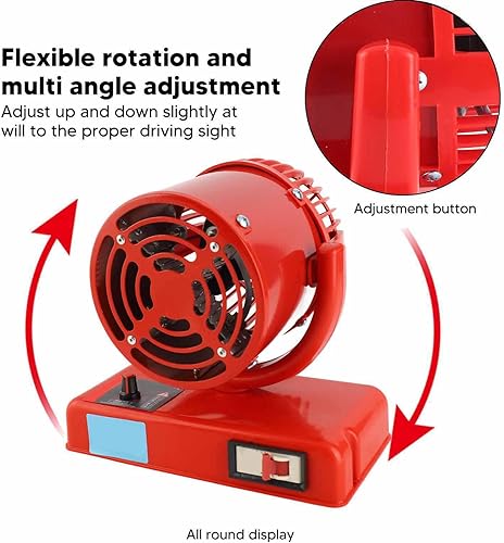 Miniatura 3 de Descongelador y desempañador portátil para parabrisas de coche - Ventilador de enfriamiento de 1200 W de doble modo con desempañado instantáneo -